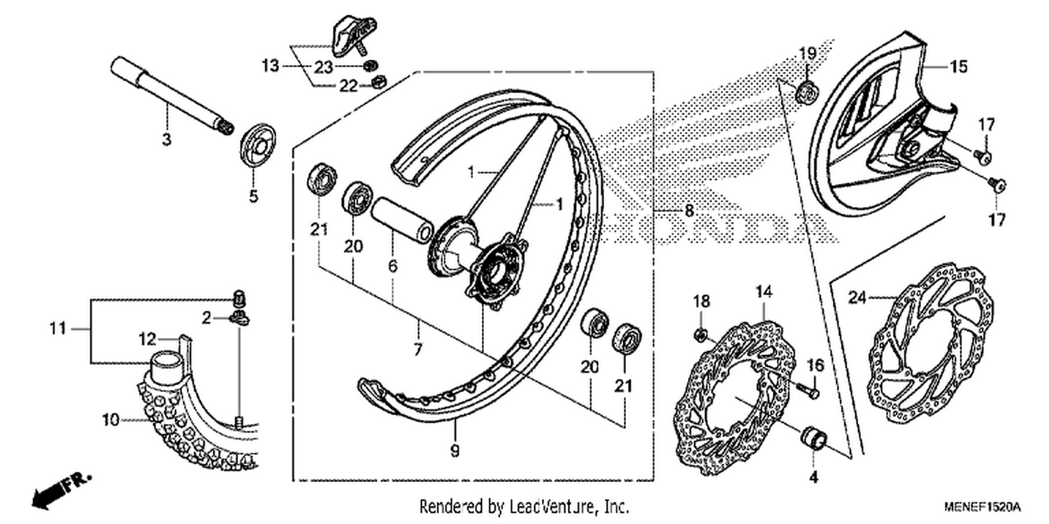  20 FRONT WHEEL