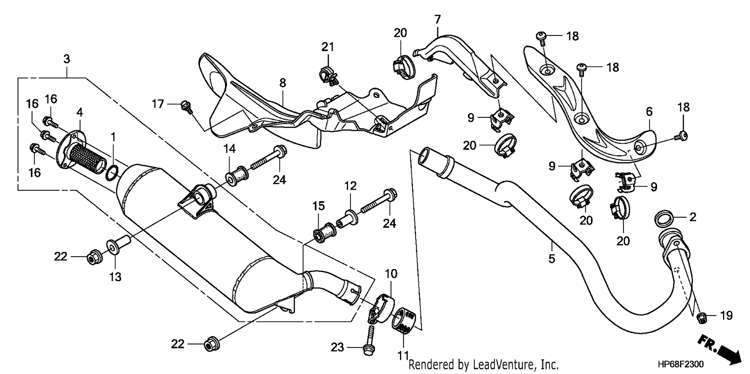 EXHAUST MUFFLER