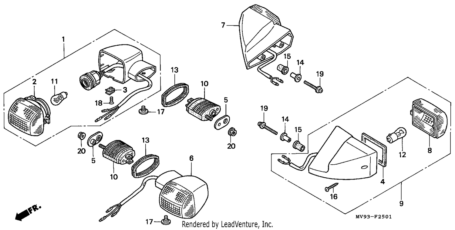 WINKER (CBR600FS/3S/T/3T/SET)