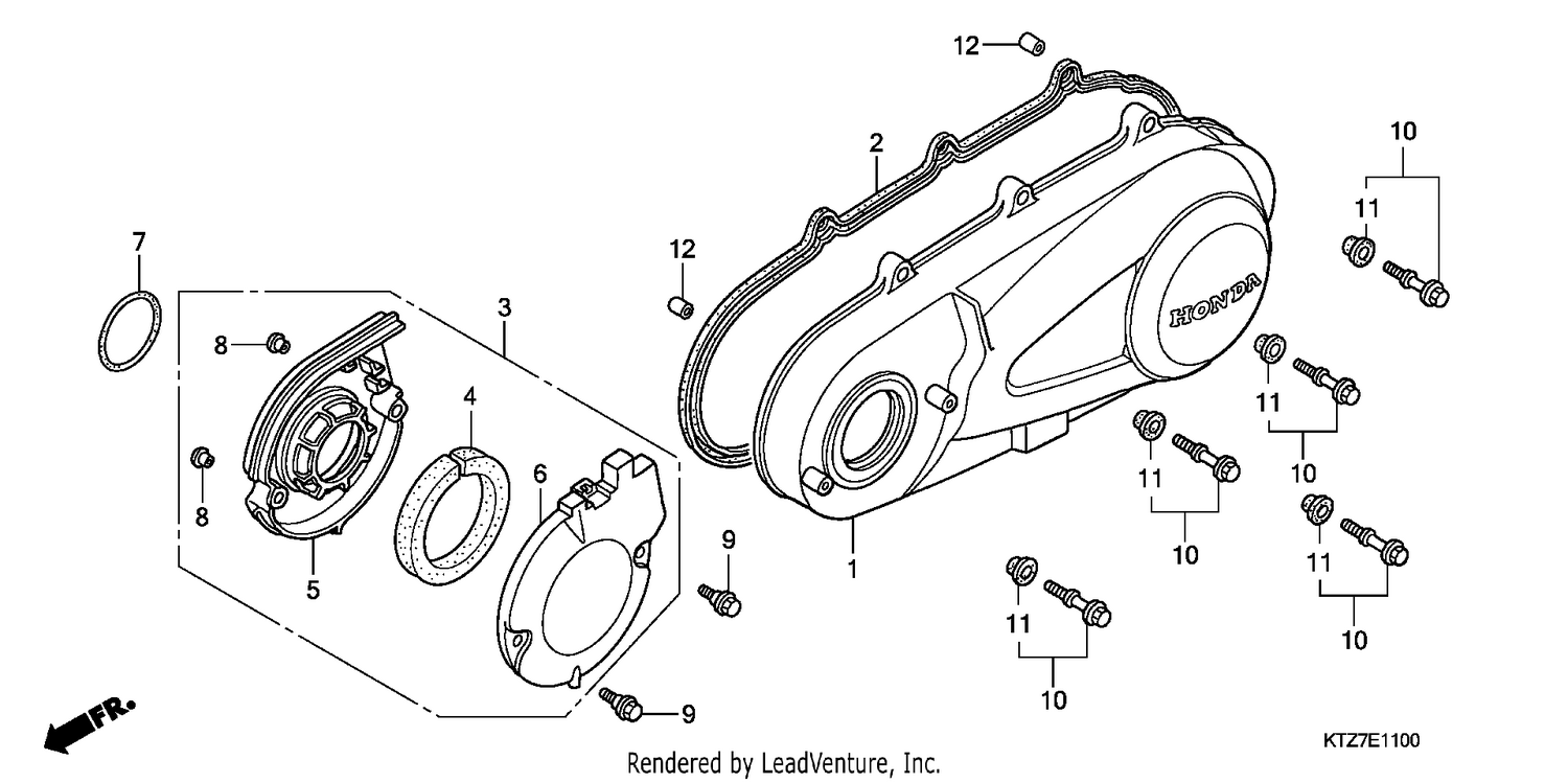 LEFT CRANKCASE COVER