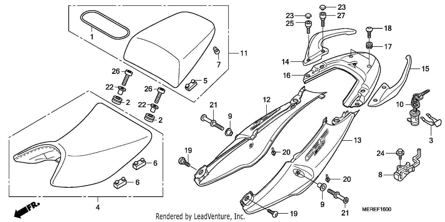 SEAT/SEAT COWL