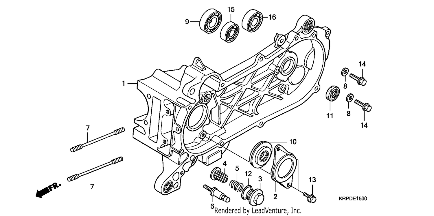 LEFT CRANKCASE