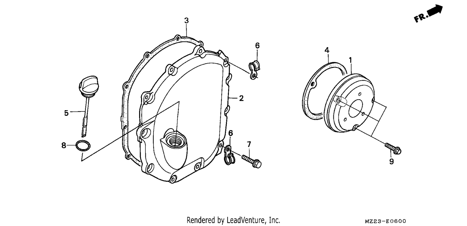RIGHT CRANKCASE COVER