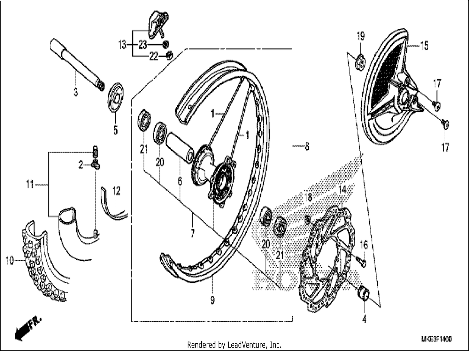  FRONT WHEEL