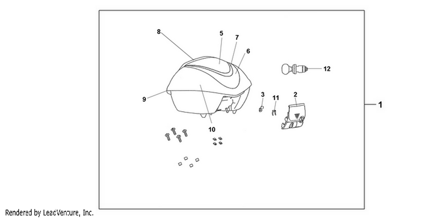  02 35L TOP BOX COOL WHI TE