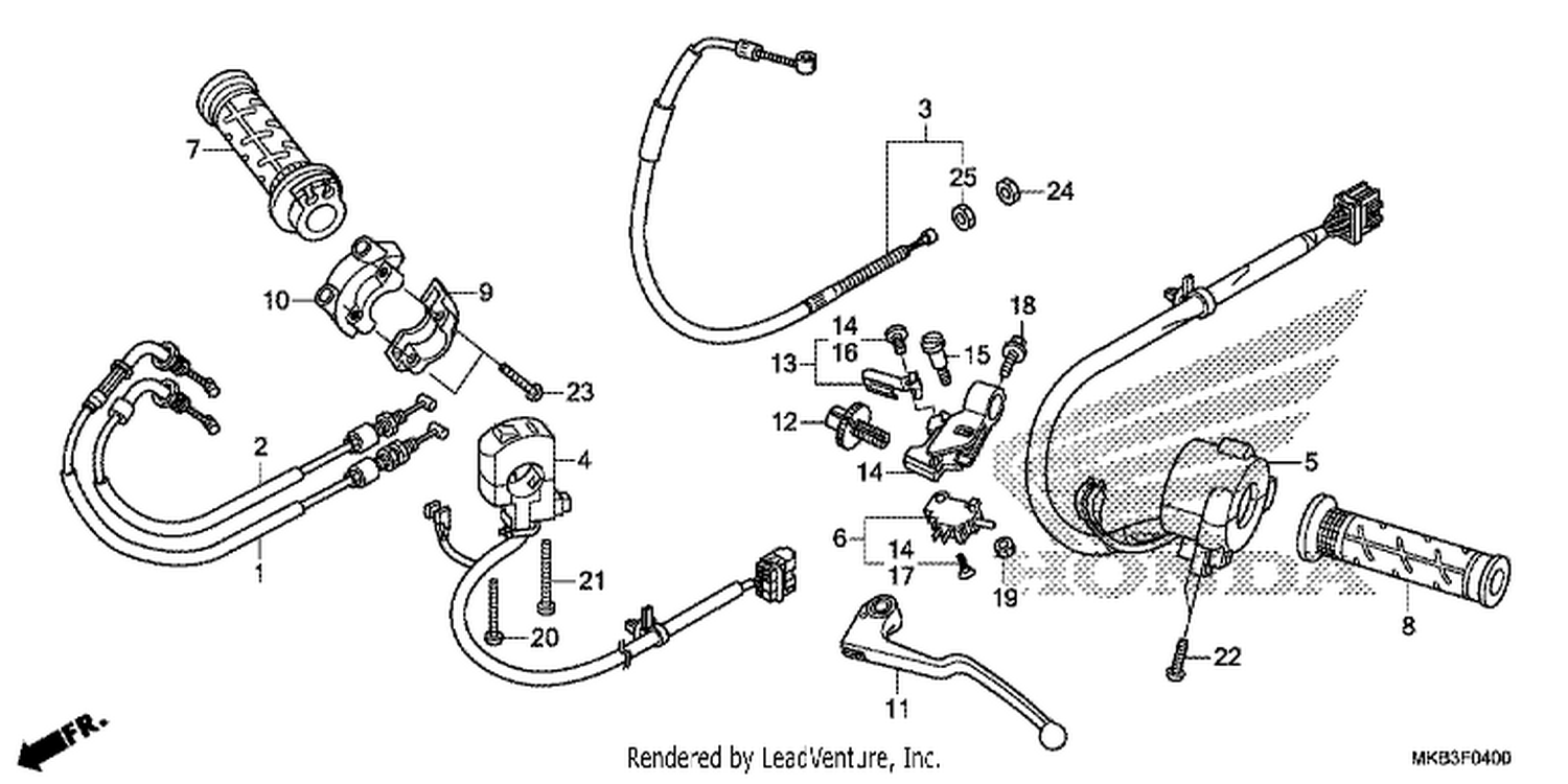  HANDLE LEVER/ SWI TCH/ CABLE