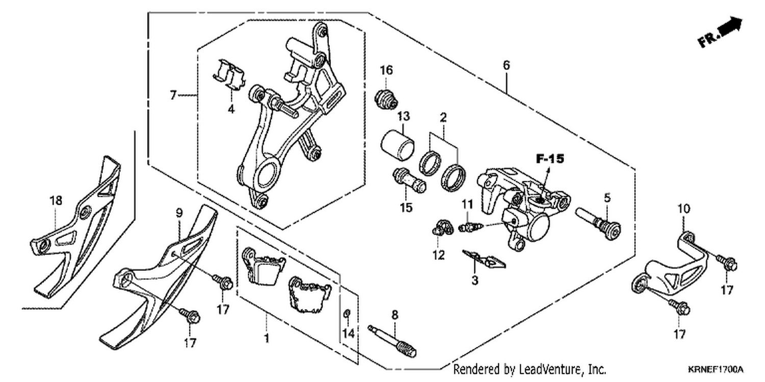  REAR BRAKE CALI PER