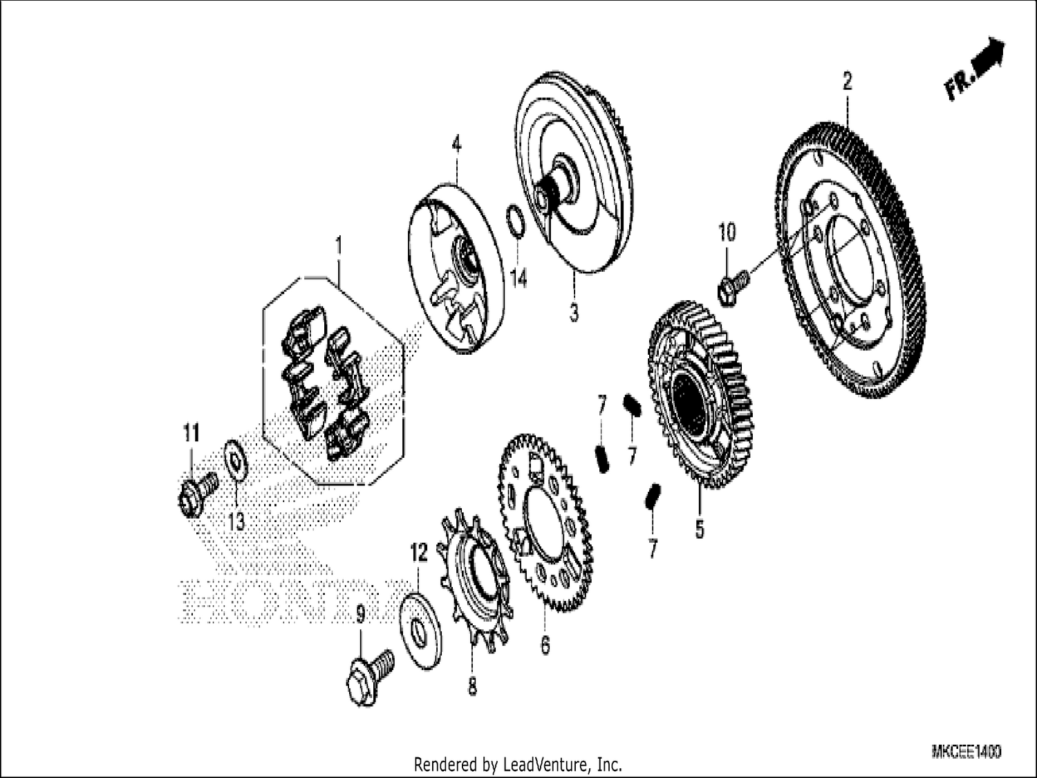  PRIMARY DRIVE GEAR
