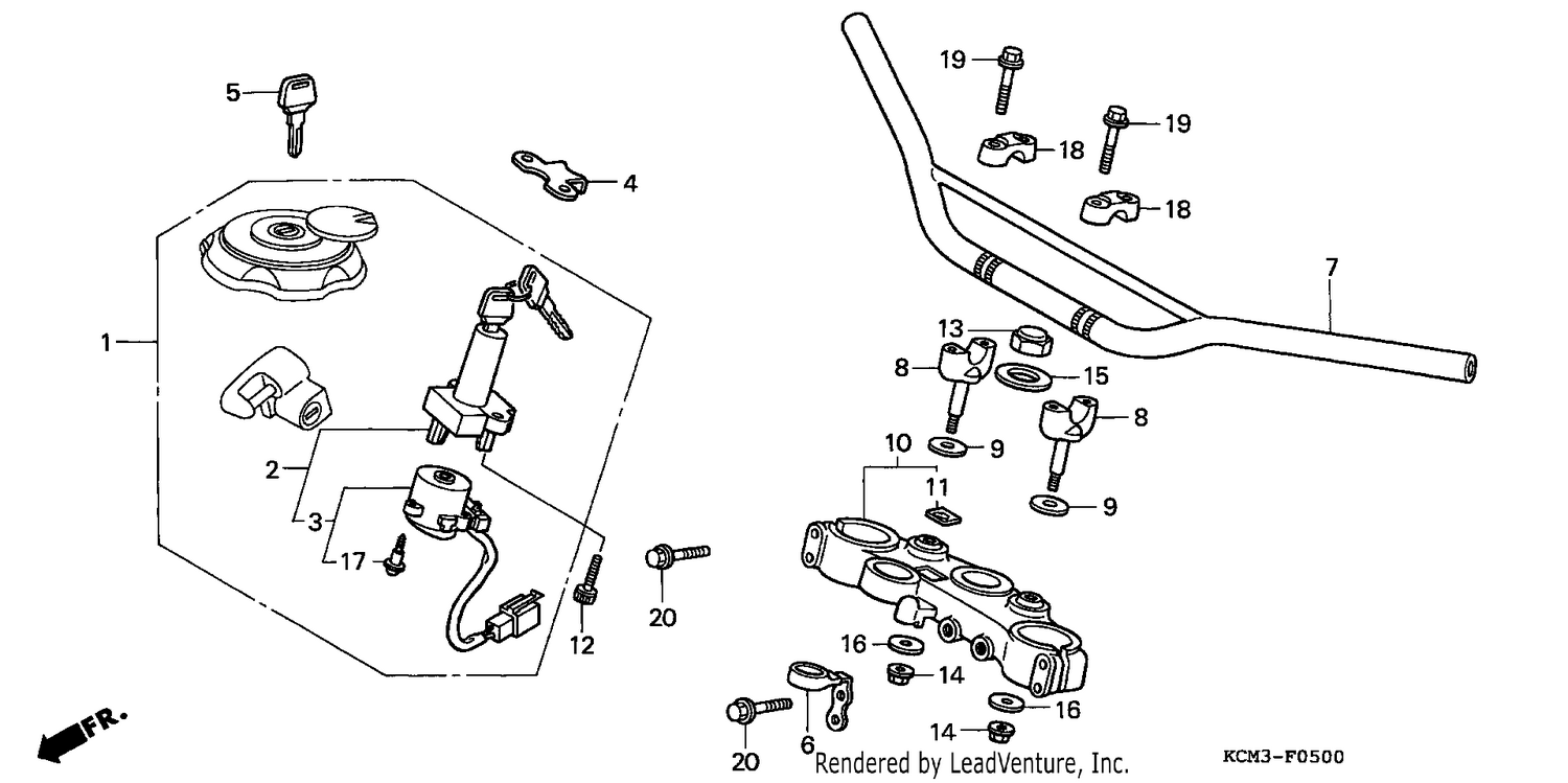 HANDLE PIPE/TOP BRIDGE