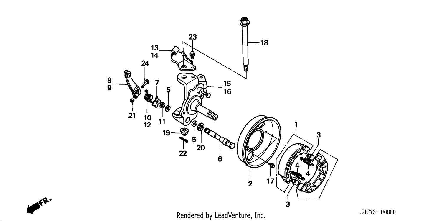 FRONT BRAKE PANEL