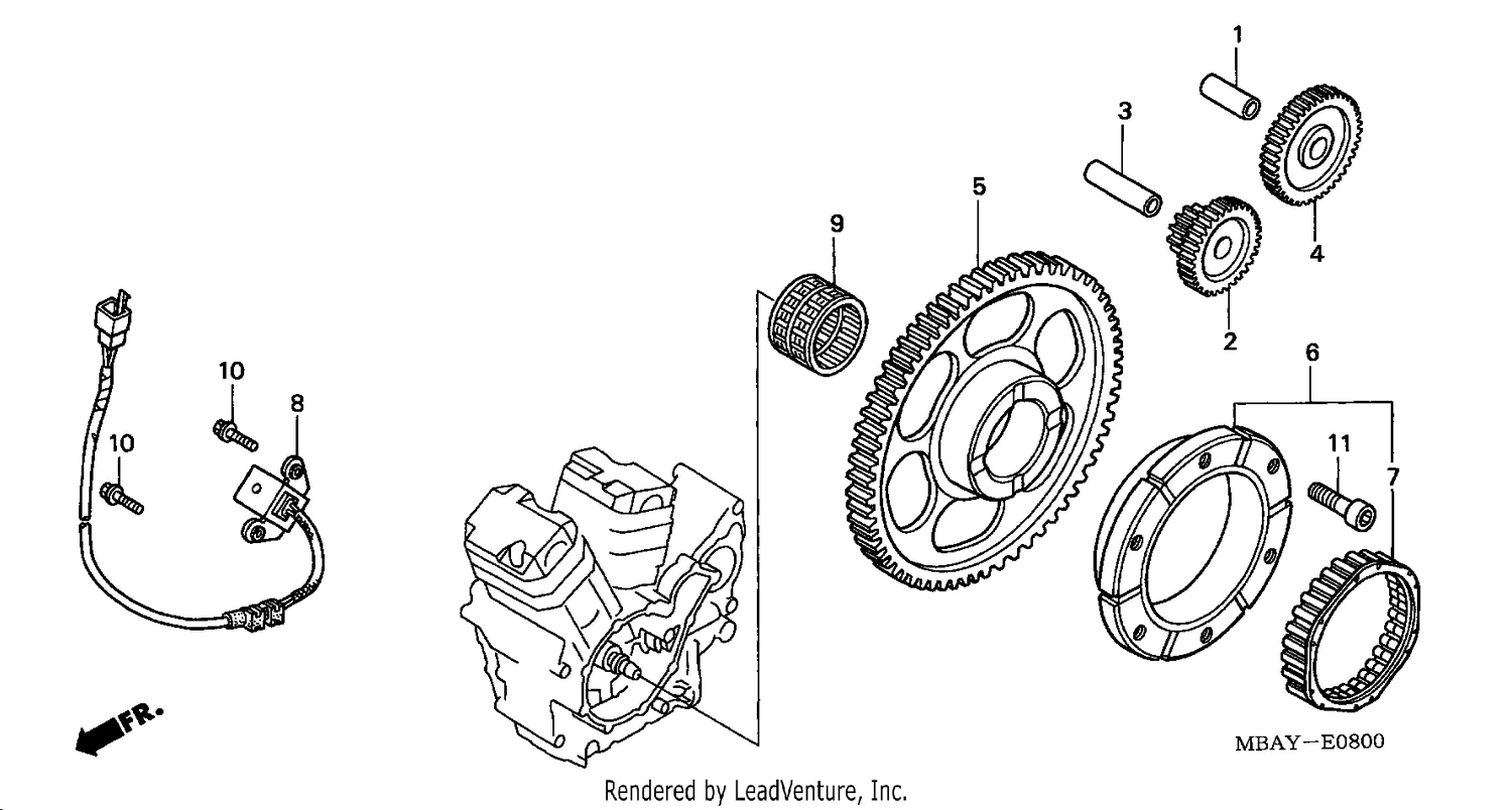 PULSE GENERATOR/ STARTING CLUTCH