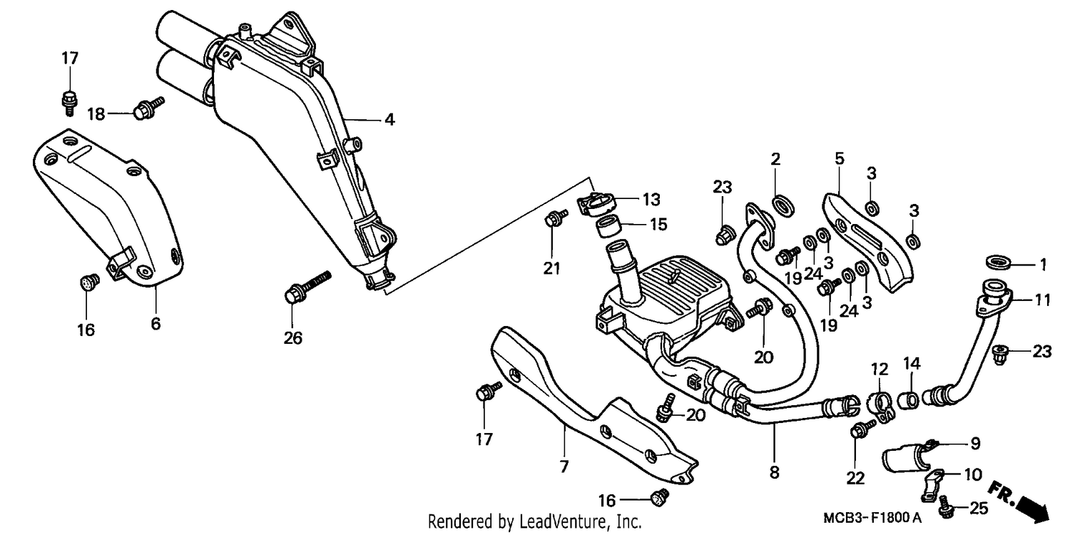 EXHAUST MUFFLER