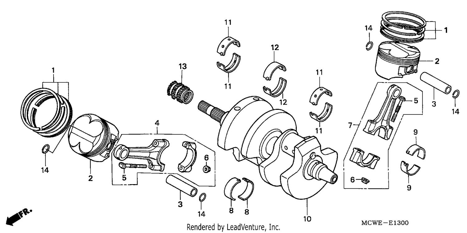 CRANKSHAFT/PISTON