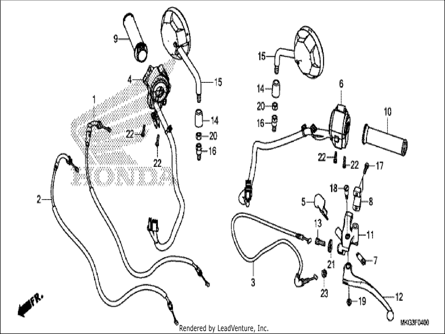  HANDLE LEVER/SWITCH/CABLE/MIRROR