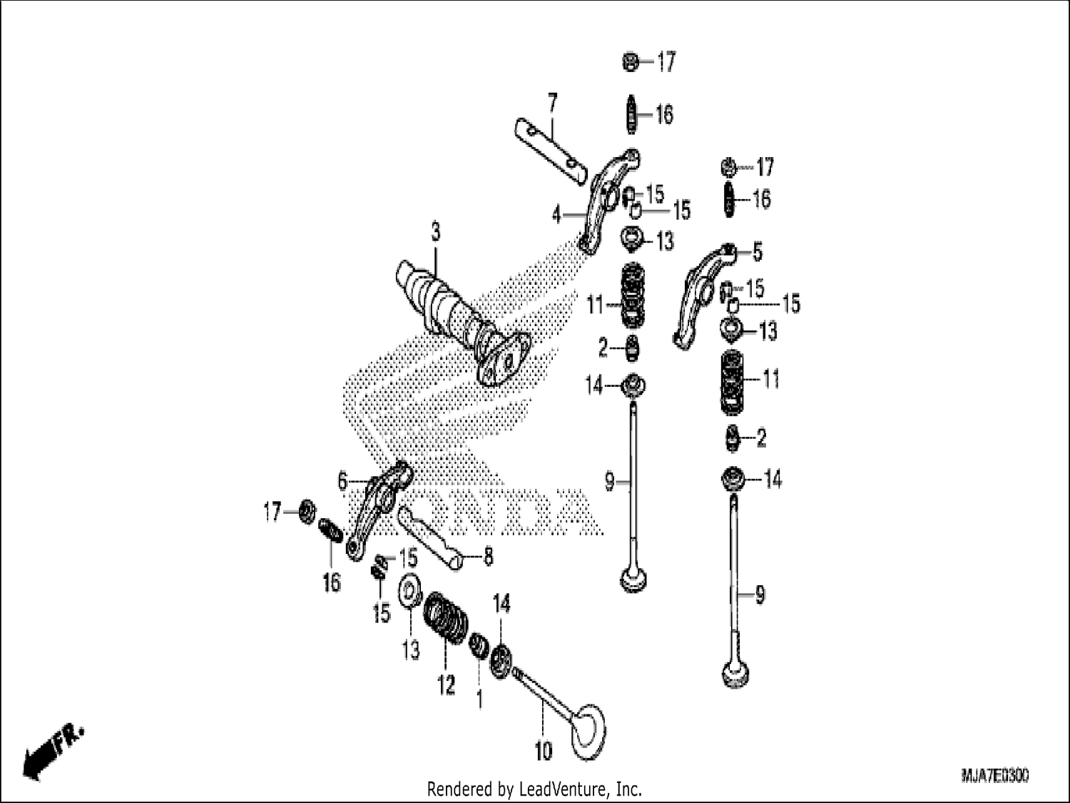  CAMSHAFT/VALVE (FRONT)