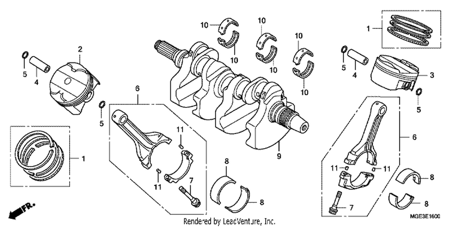  CRANKSHAFT/ PI STON
