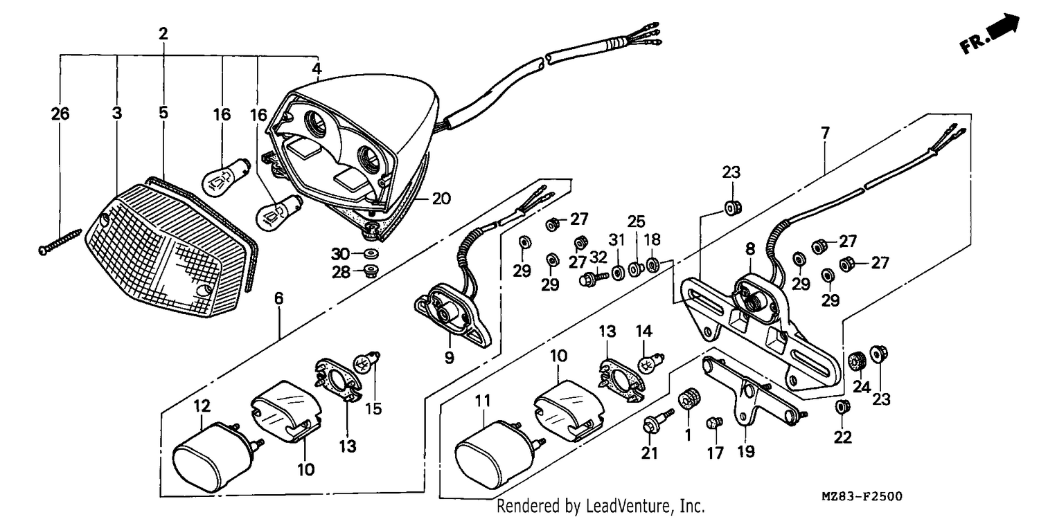 TAILLIGHT (VT600C/CD)
