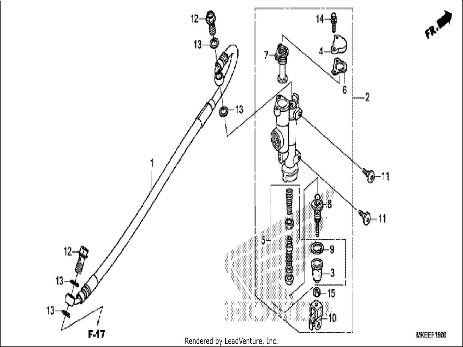  REAR BRAKE MASTER CYLINDER