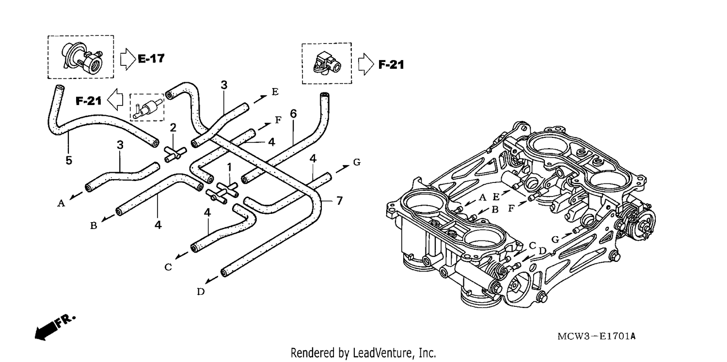 THROTTLE BODY (TUBING)