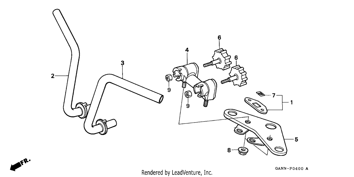 HANDLE PIPE/TOP BRIDGE