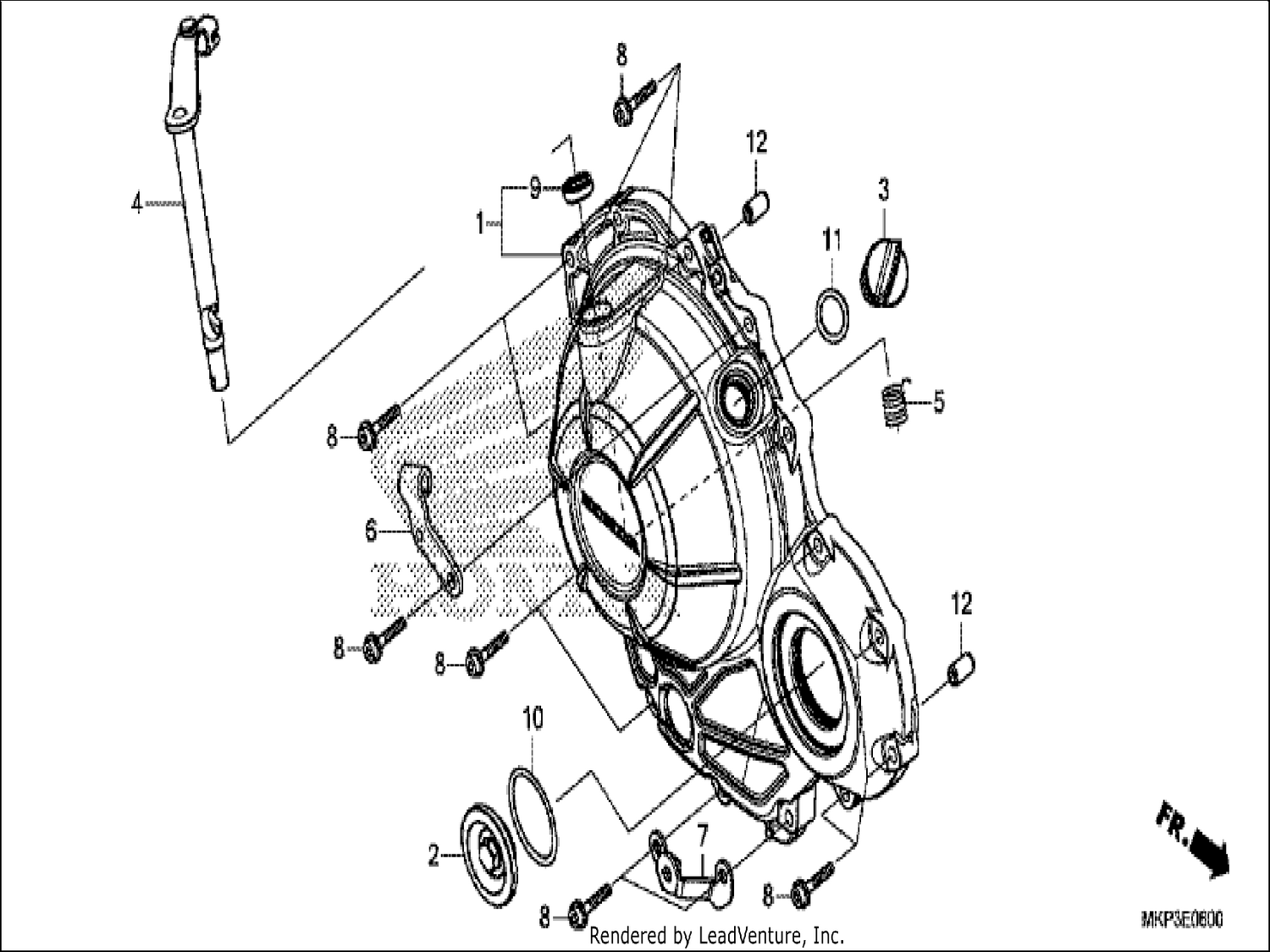  RIGHT CRANKCASE COVER