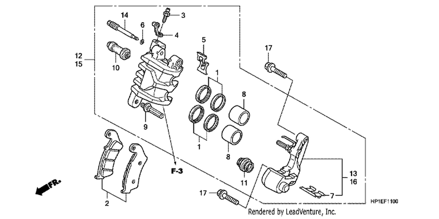 FRONT BRAKE CALI PER