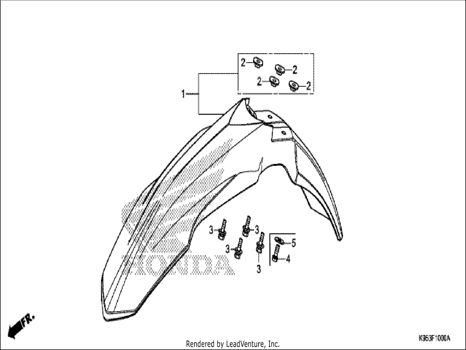  FRONT FENDER