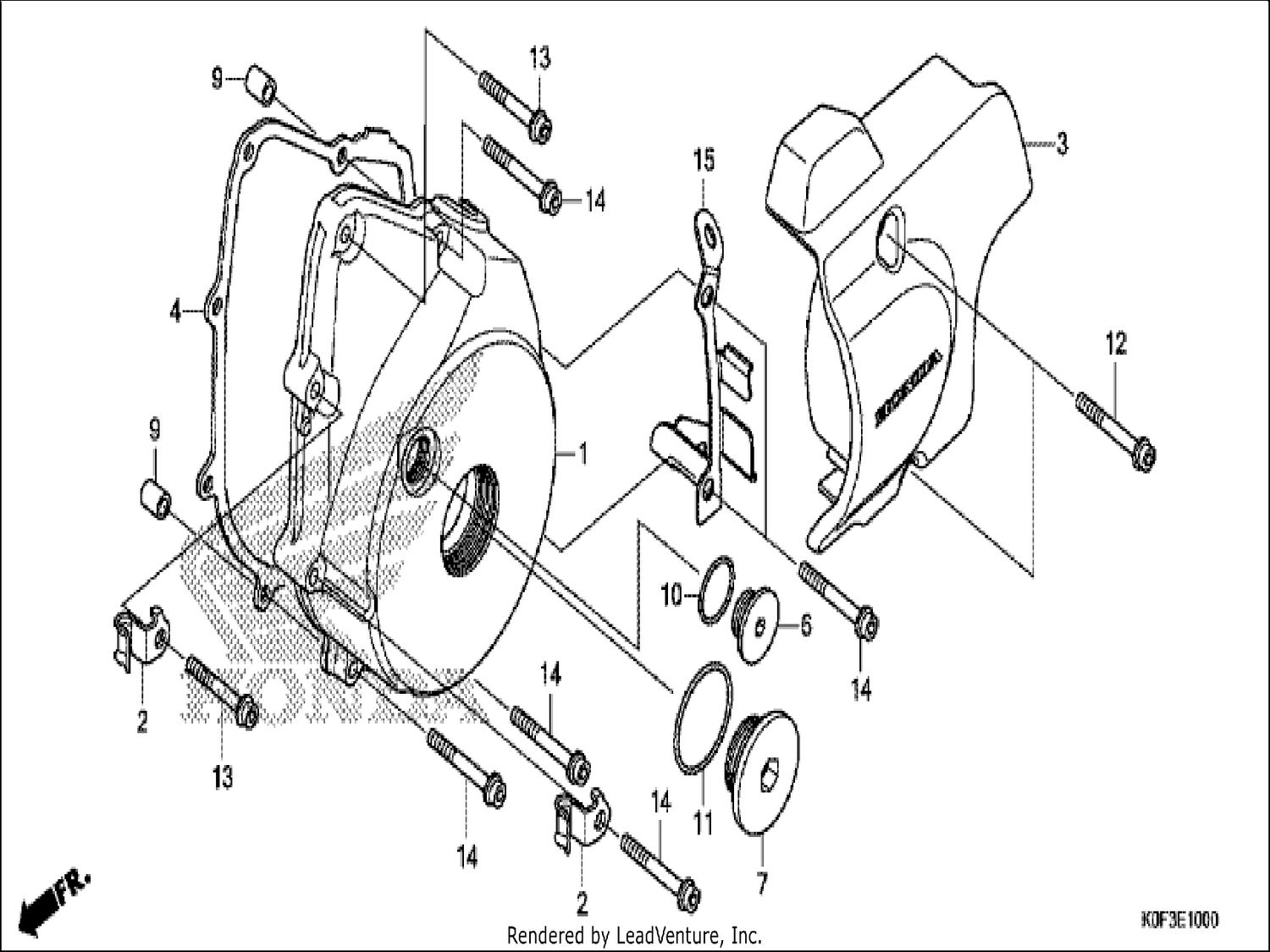  LEFT CRANKCASE COVER