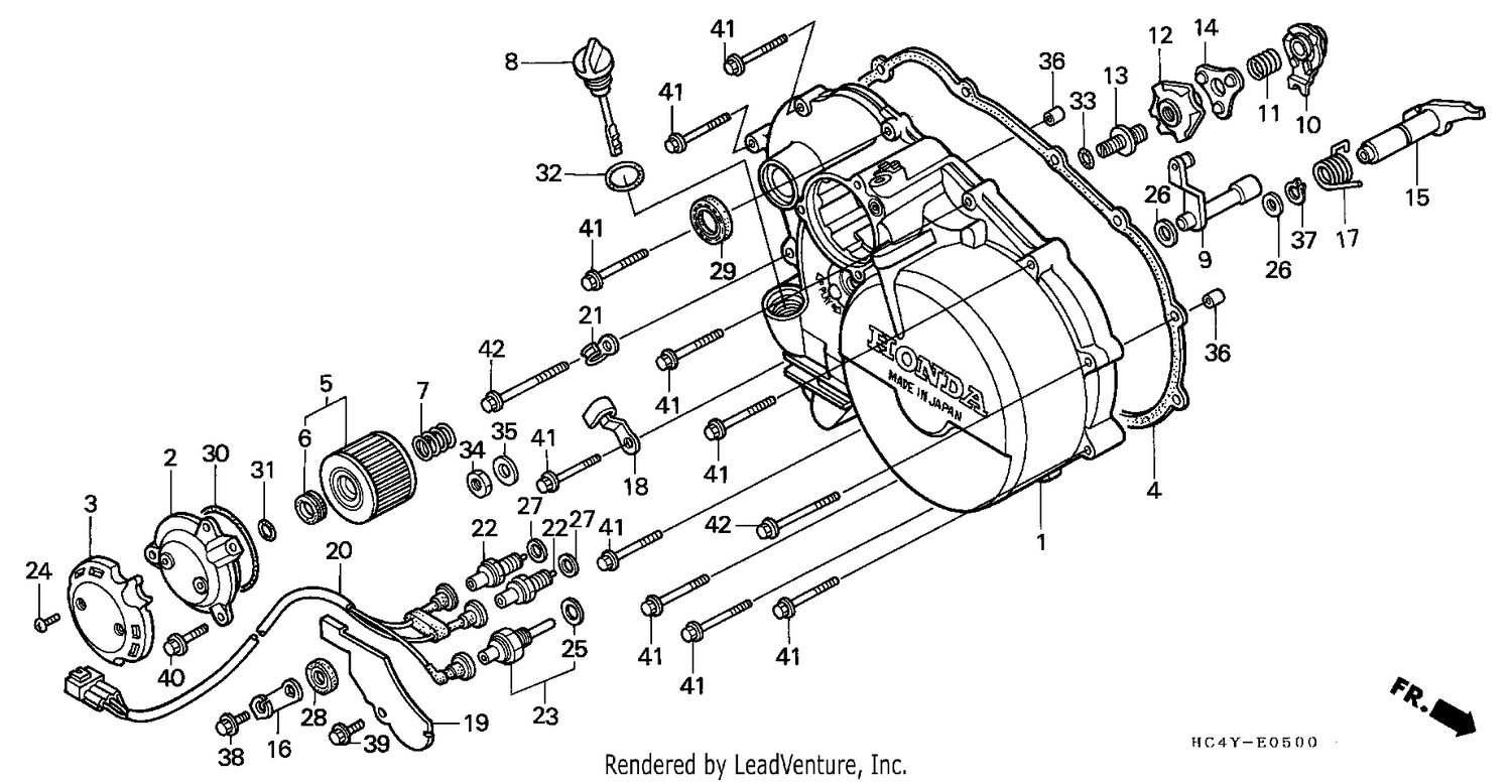 RIGHT CRANKCASE COVER