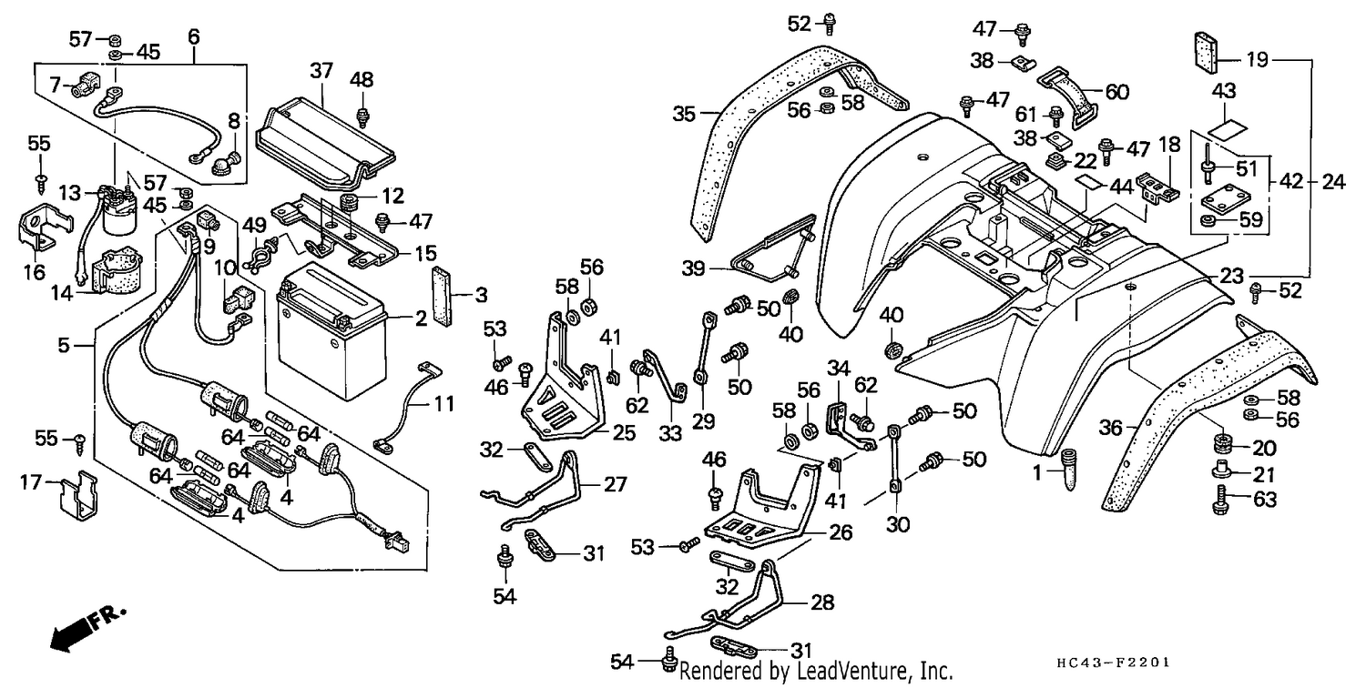 REAR FENDER (K/L/M)