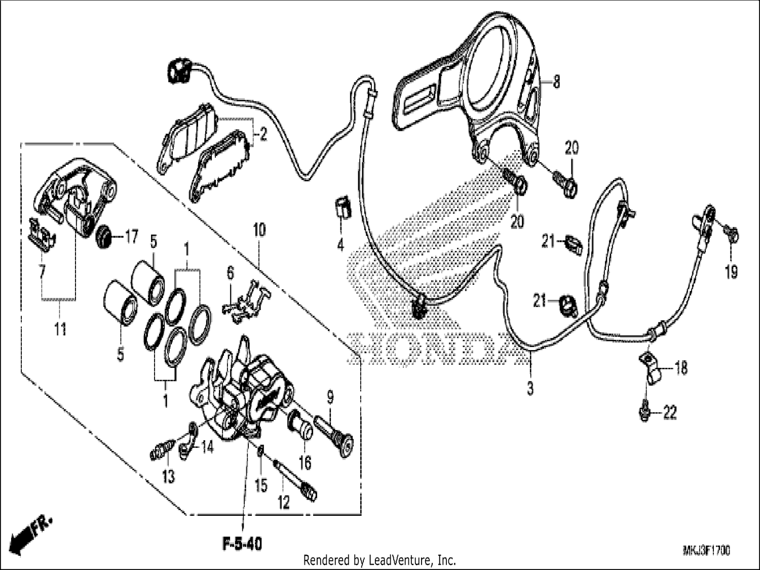  REAR BRAKE CALIPER