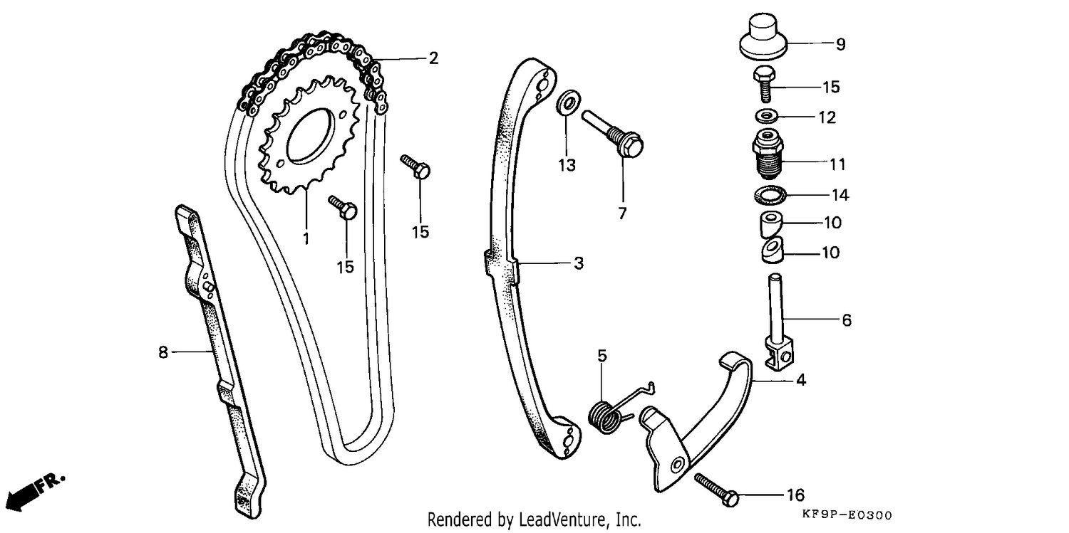 CAM CHAIN/TENSIONER