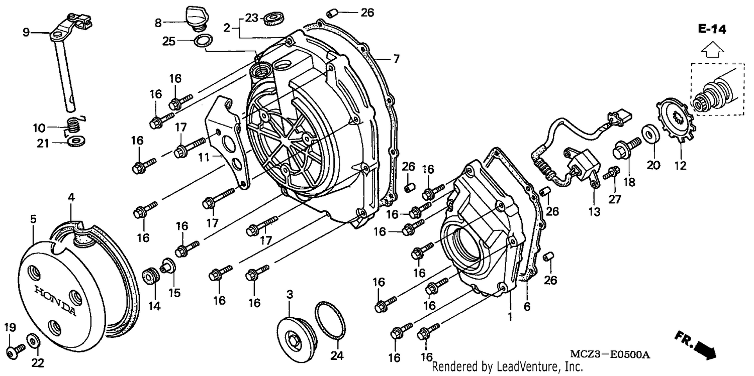 RIGHT CRANKCASE COVER