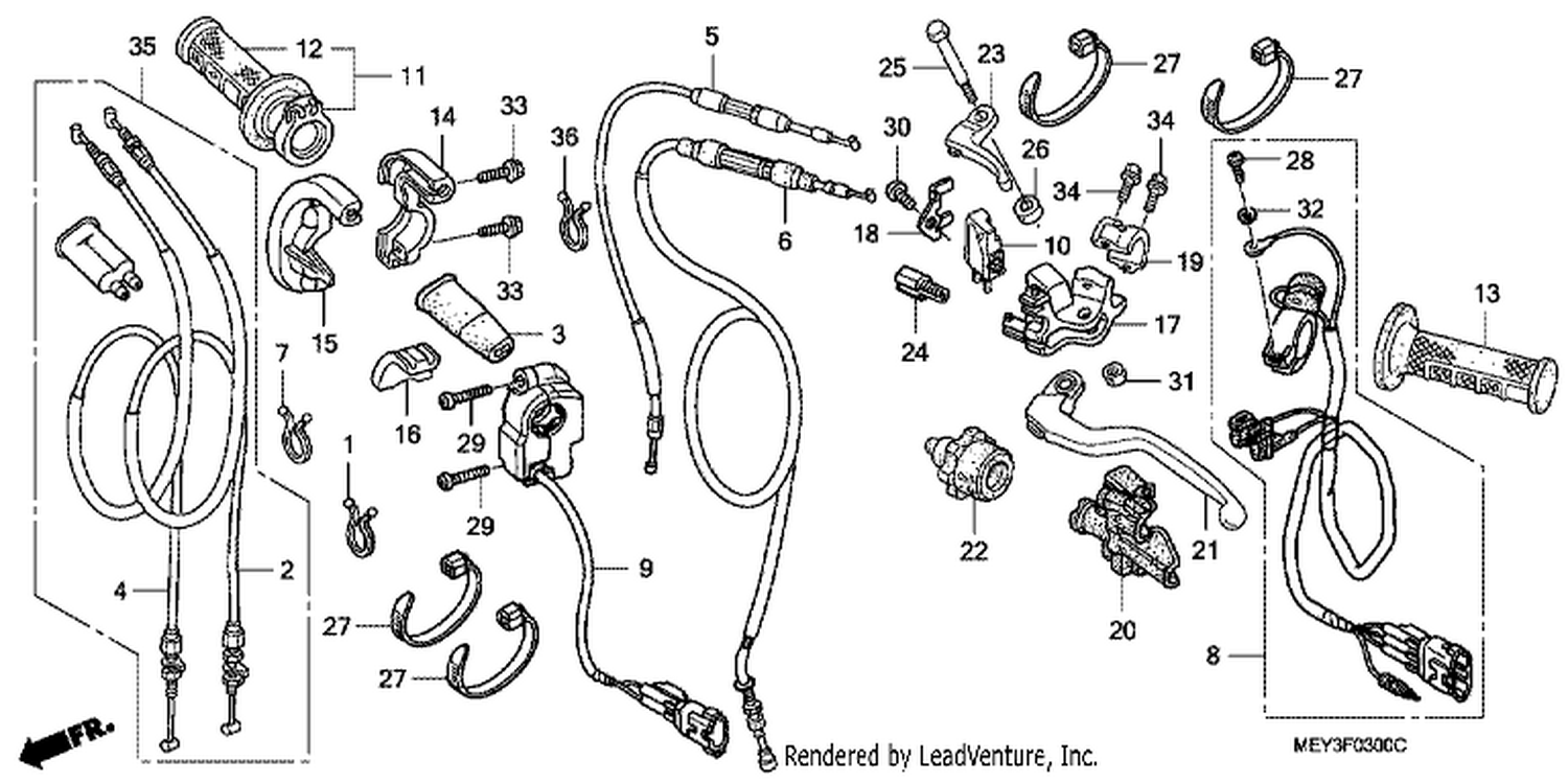  HANDLE LEVER/SWITCH/CABLE