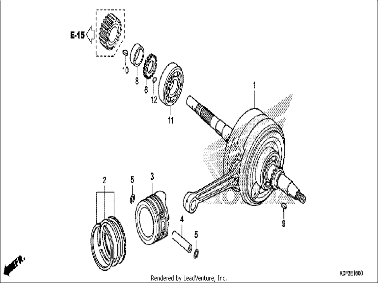 CRANKSHAFT/PISTON