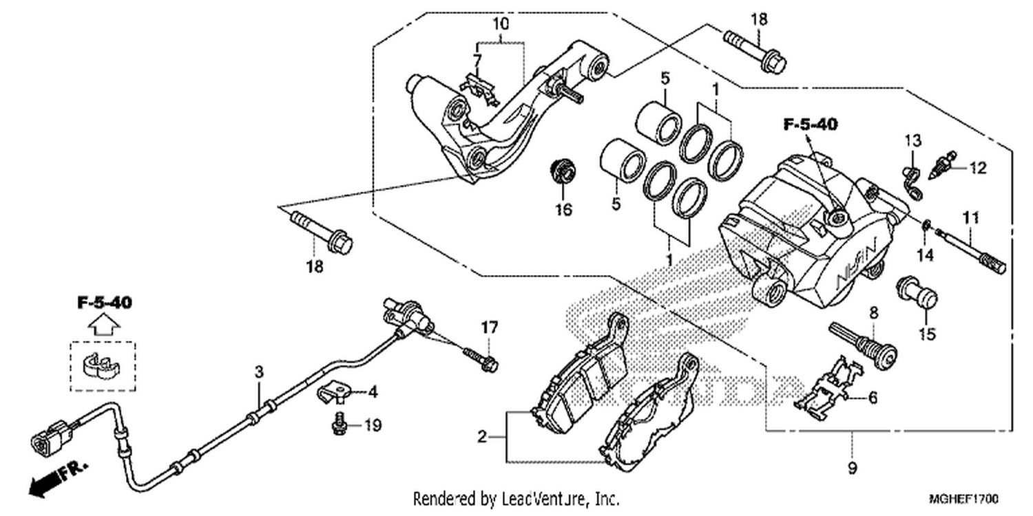  REAR BRAKE CALIPER