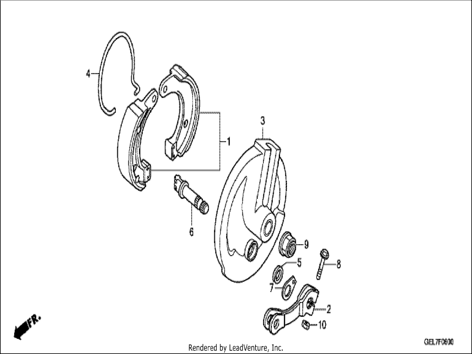  FRONT BRAKE PANEL