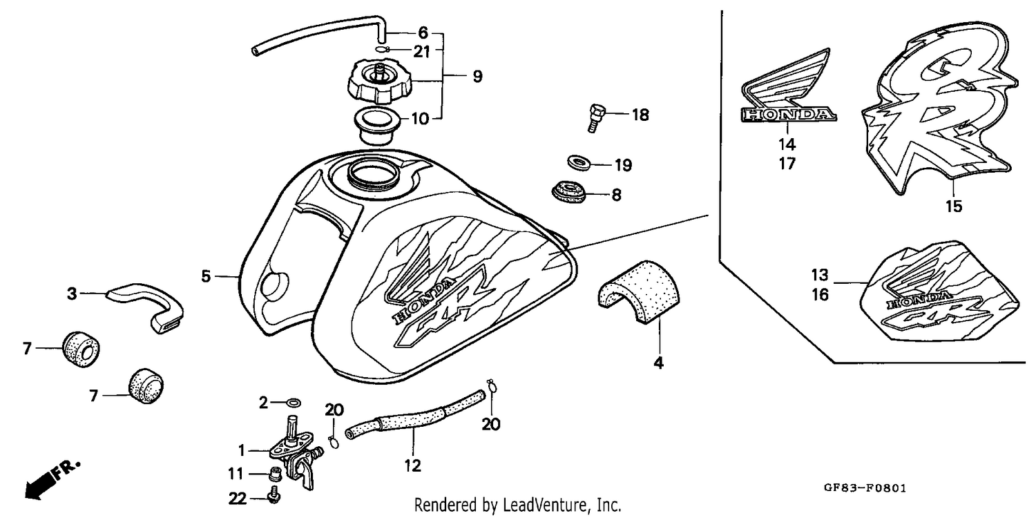 FUEL TANK (QR50M/R/V)