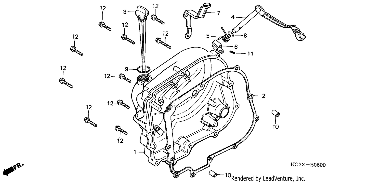 RIGHT CRANKCASE COVER