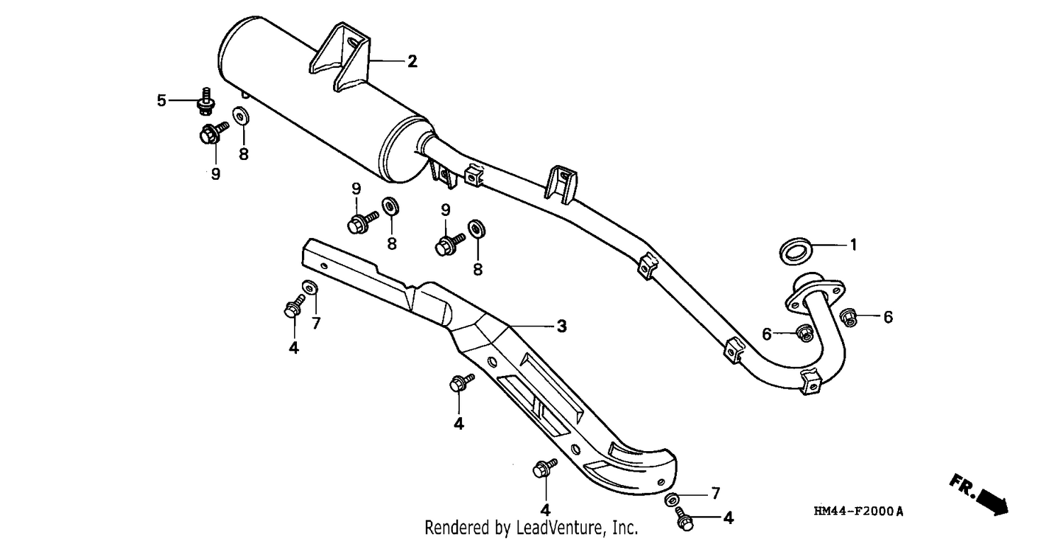 EXHAUST MUFFLER