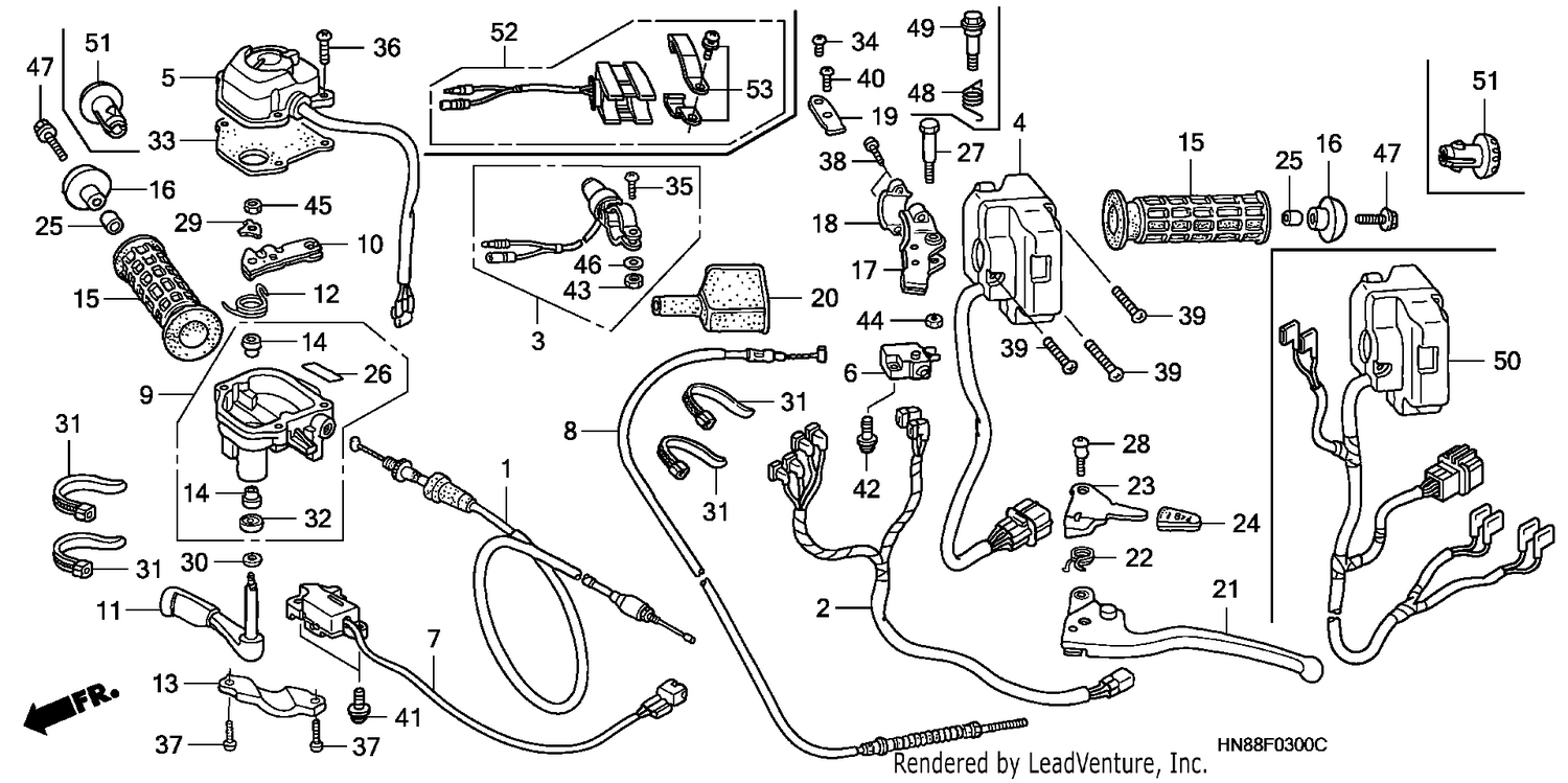 HANDLE LEVER/SWITCH/CABLE