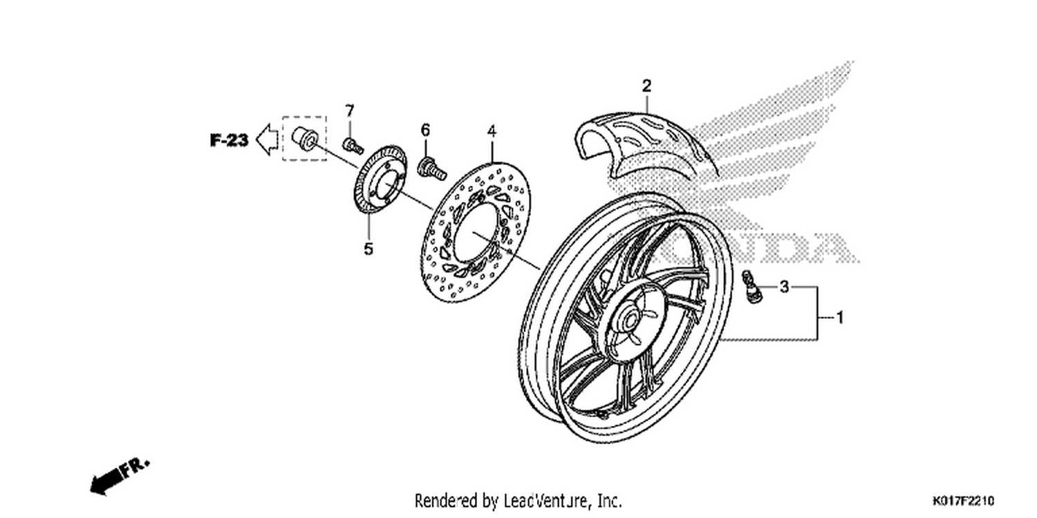  10 REAR WHEEL