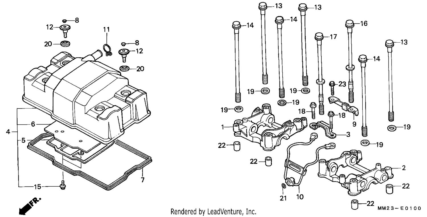 CYLINDER HEAD COVER/ CAMSHAFT HOLDER