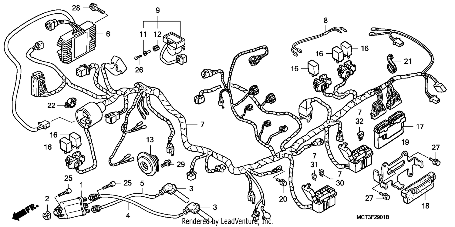 WIRE HARNESS (FJS600A3/A4/A5)