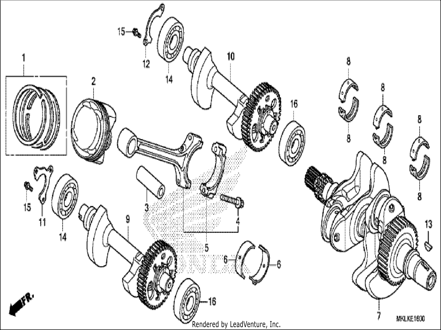  CRANKSHAFT/PISTON