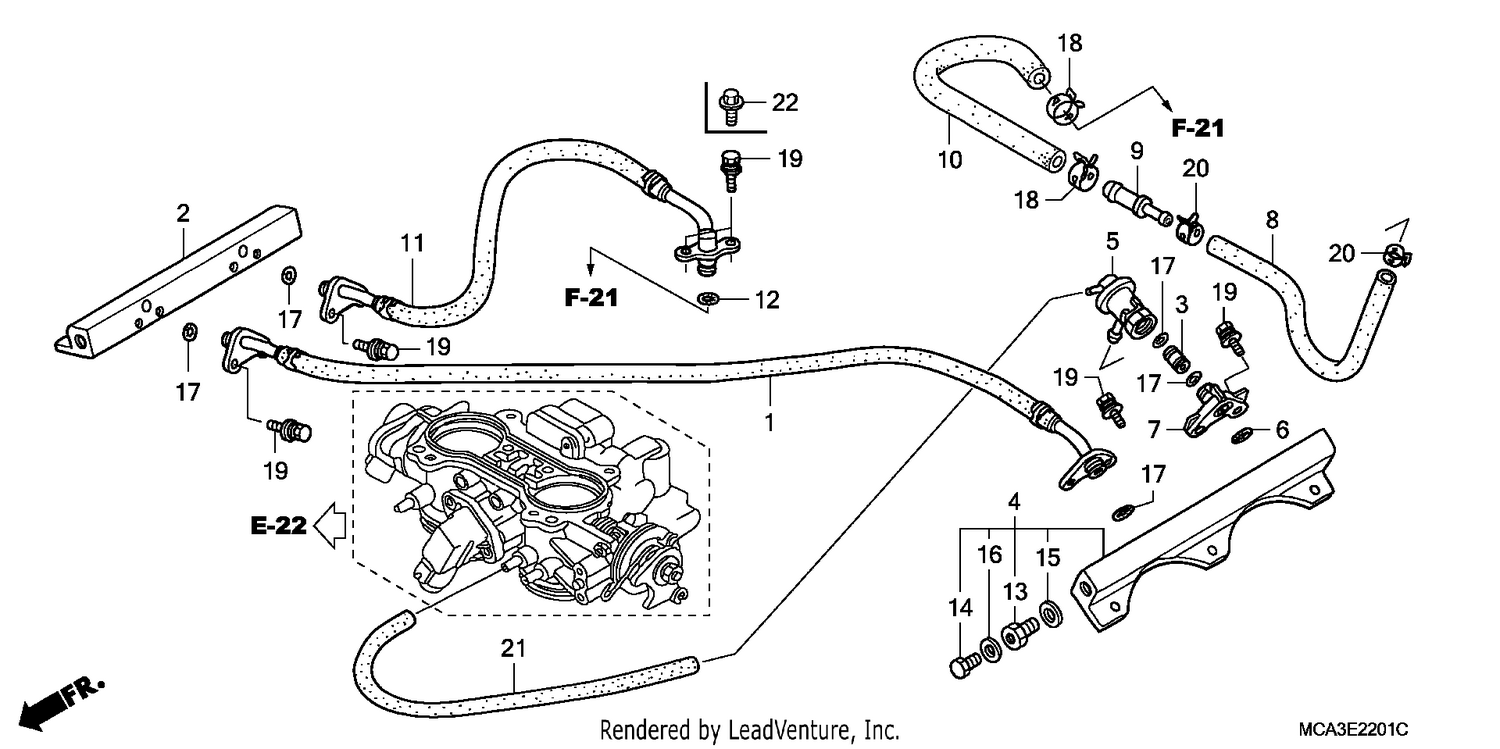 THROTTLE BODY (TUBING)