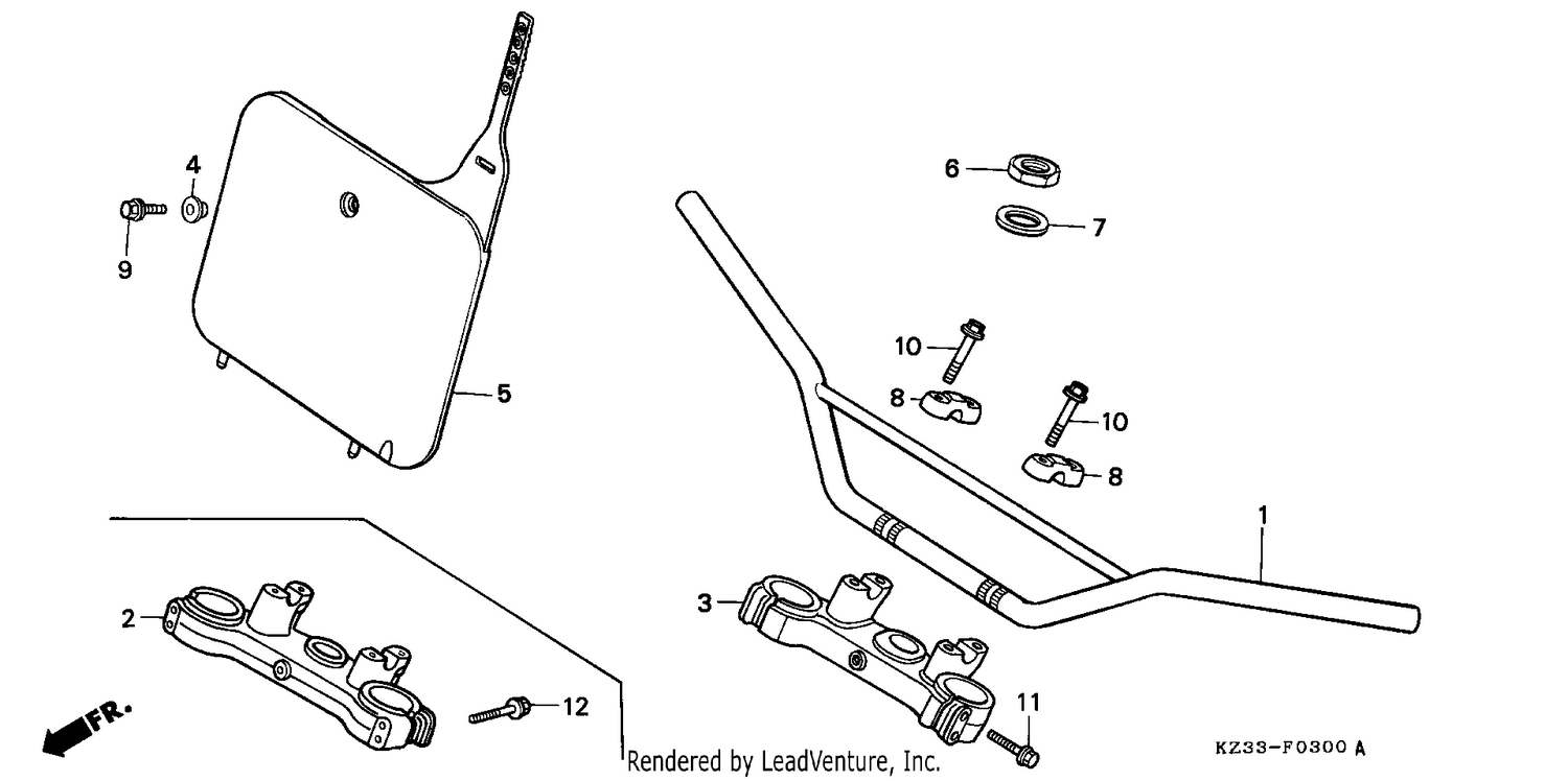 HANDLE PIPE/TOP BRIDGE