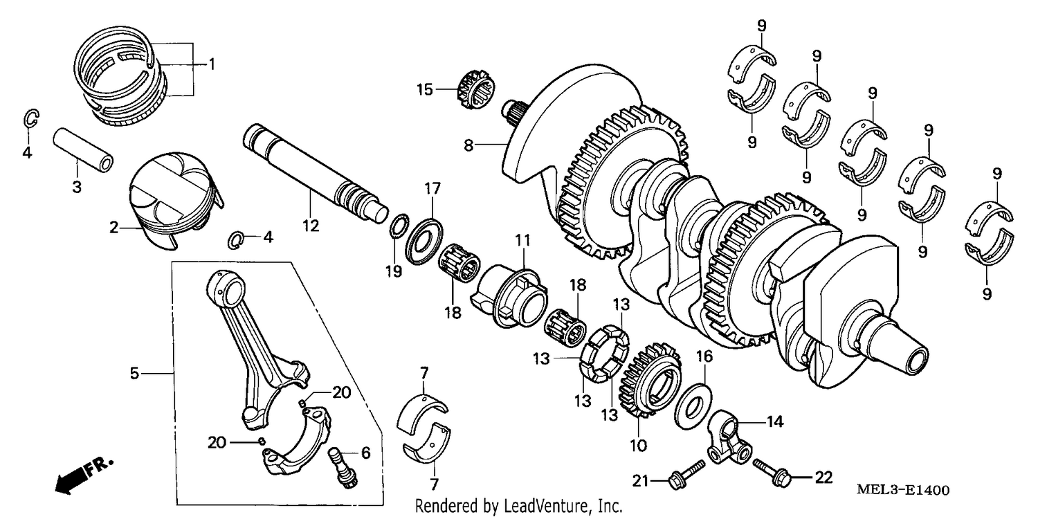 CRANKSHAFT/PISTON