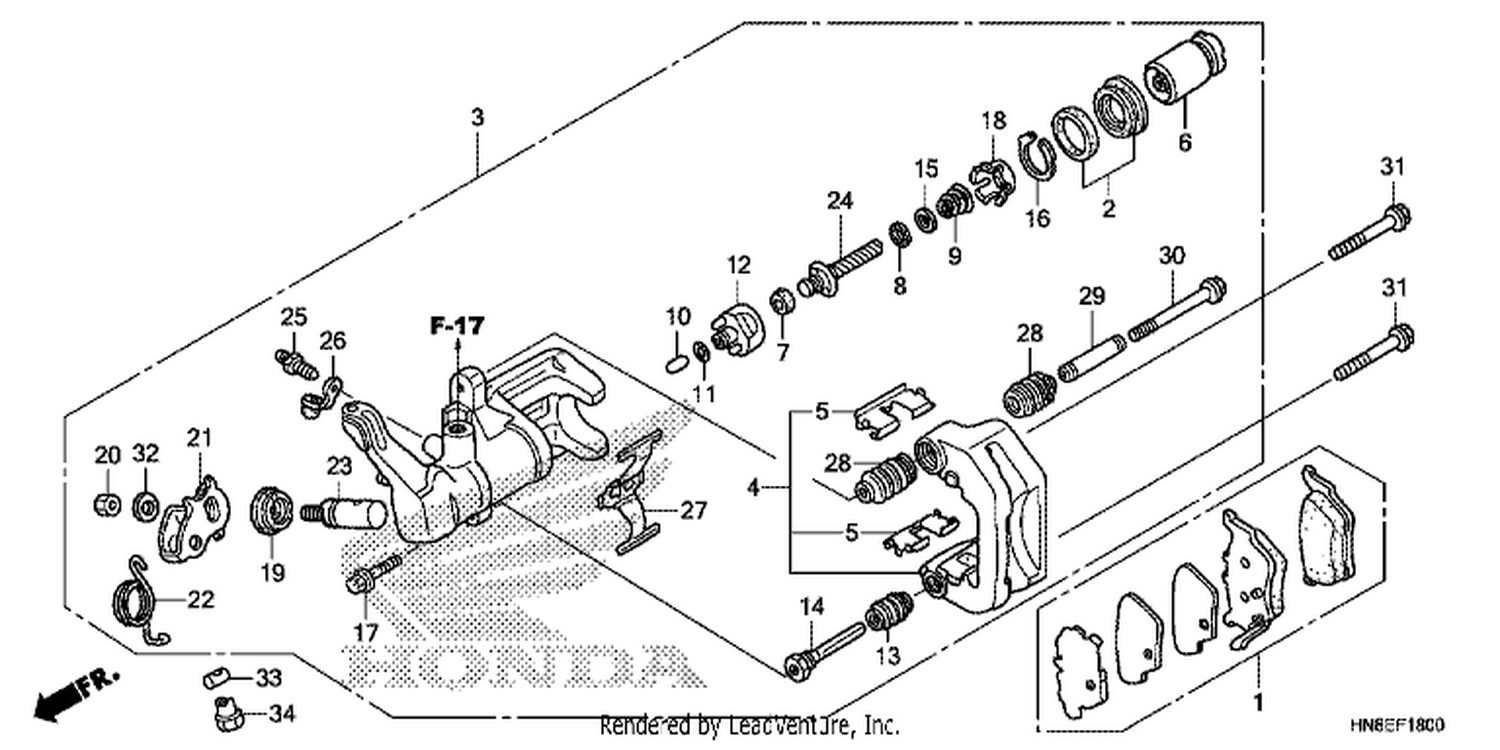  REAR BRAKE CALIPER