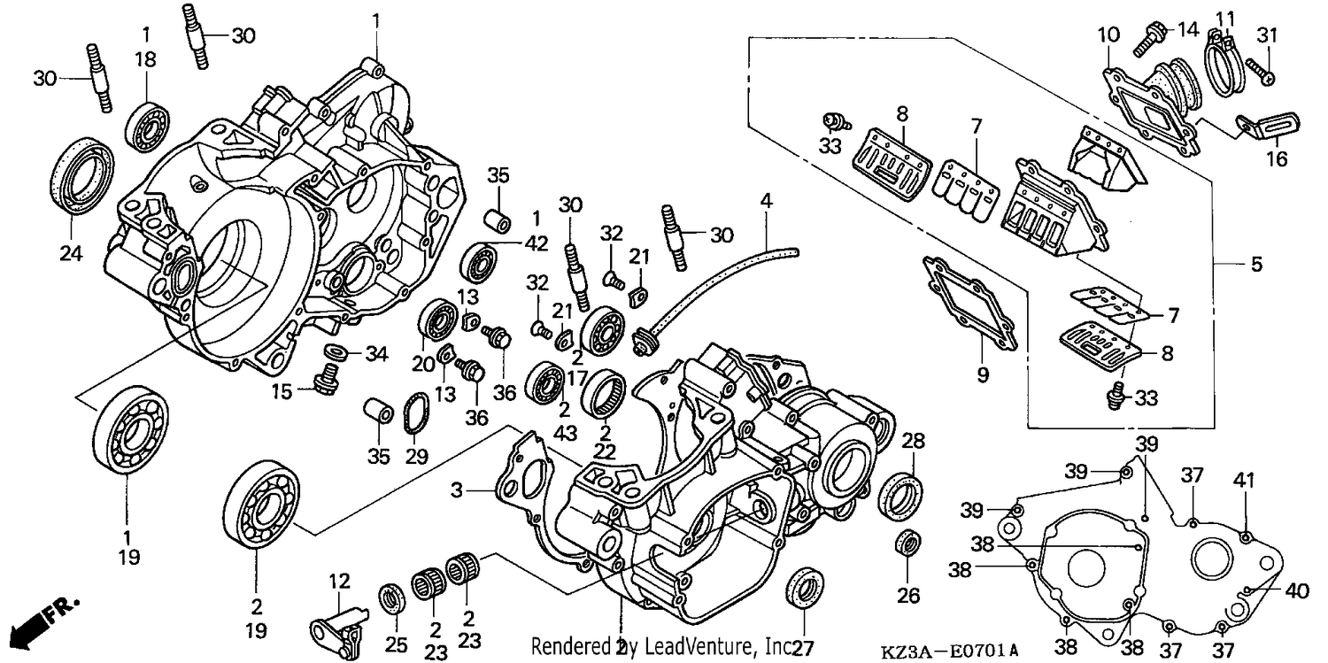 CRANKCASE (CR250R3)